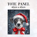 TOTE Winter Jack Russel Fabric Bag Panel TP-609