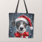 TOTE Winter Jack Russel Fabric Bag Panel TP-609