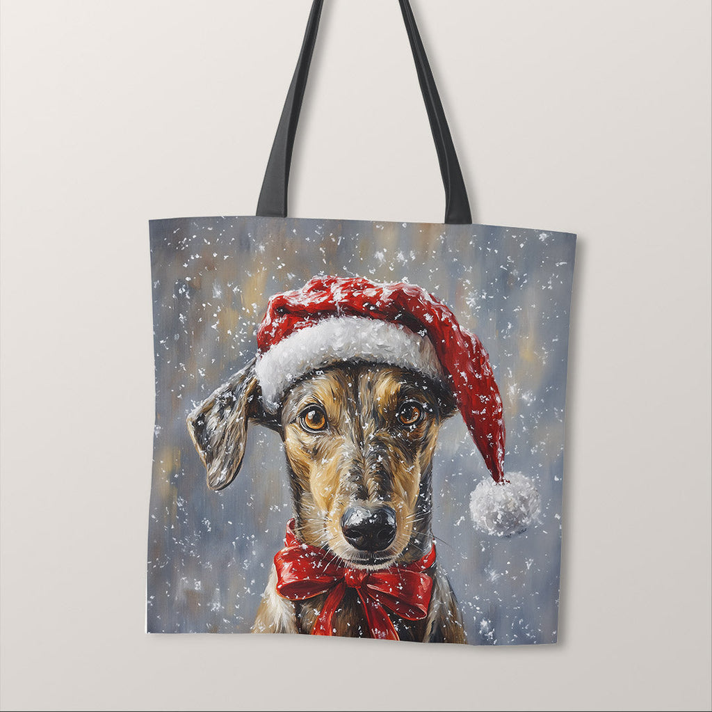 TOTE Winter Lurcher Fabric Bag Panel TP-610