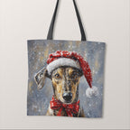 TOTE Winter Lurcher Fabric Bag Panel TP-610