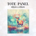 TOTE Beautiful Deer Fabric Bag Panel TP-614