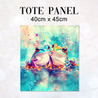 TOTE Frogs Fabric Bag Panel TP-616
