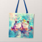 TOTE Frogs Fabric Bag Panel TP-616