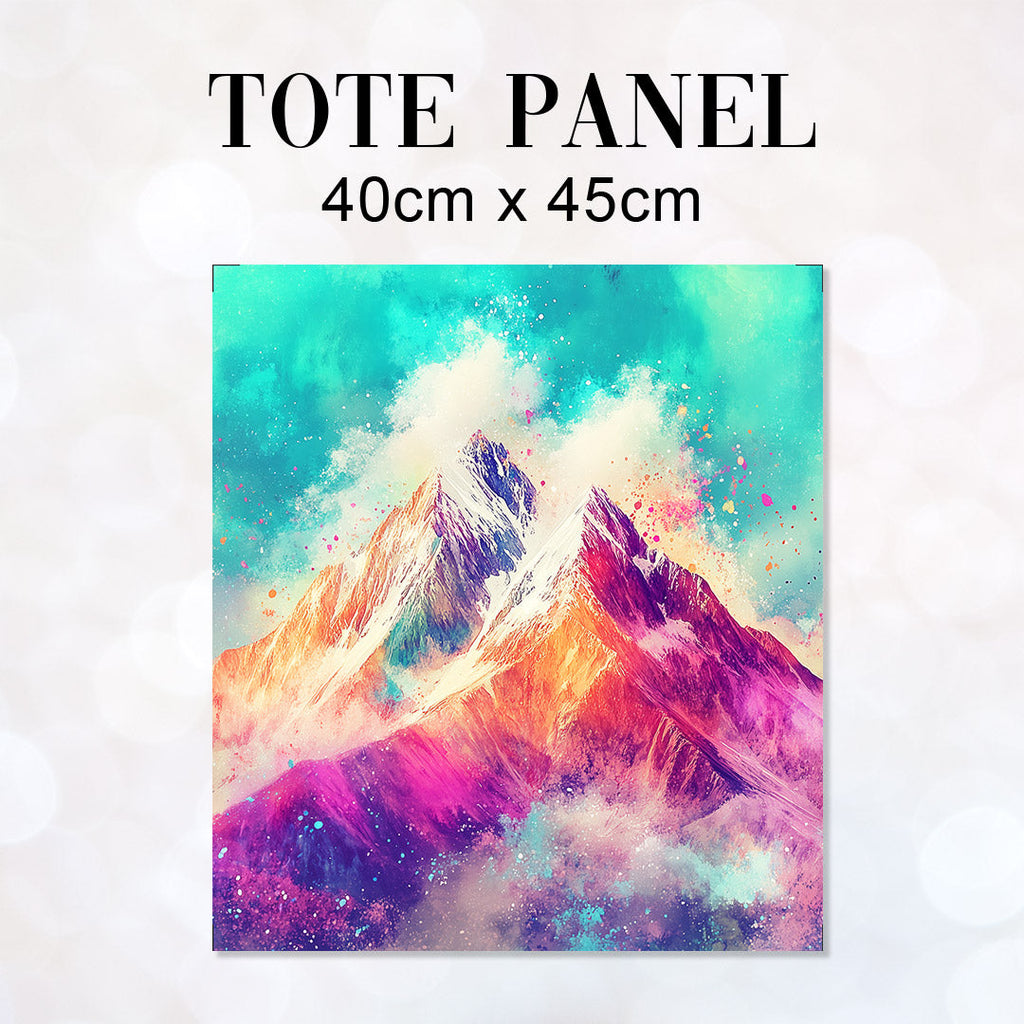TOTE Mountains Fabric Bag Panel TP-619