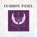 CUSHION Fabric Panel Floral Moon Stars CP-62