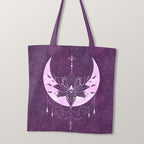 TOTE Floral Moon Stars TP-62 Fabric Bag Panel