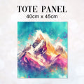 TOTE Snowy Mountains Fabric Bag Panel TP-620