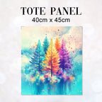 TOTE Watercolour Forest Fabric Bag Panel TP-623