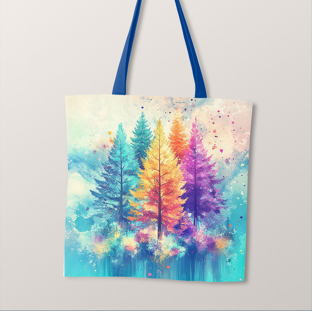 TOTE Watercolour Forest Fabric Bag Panel TP-623