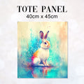 TOTE Watercolour Hare Fabric Bag Panel TP-626