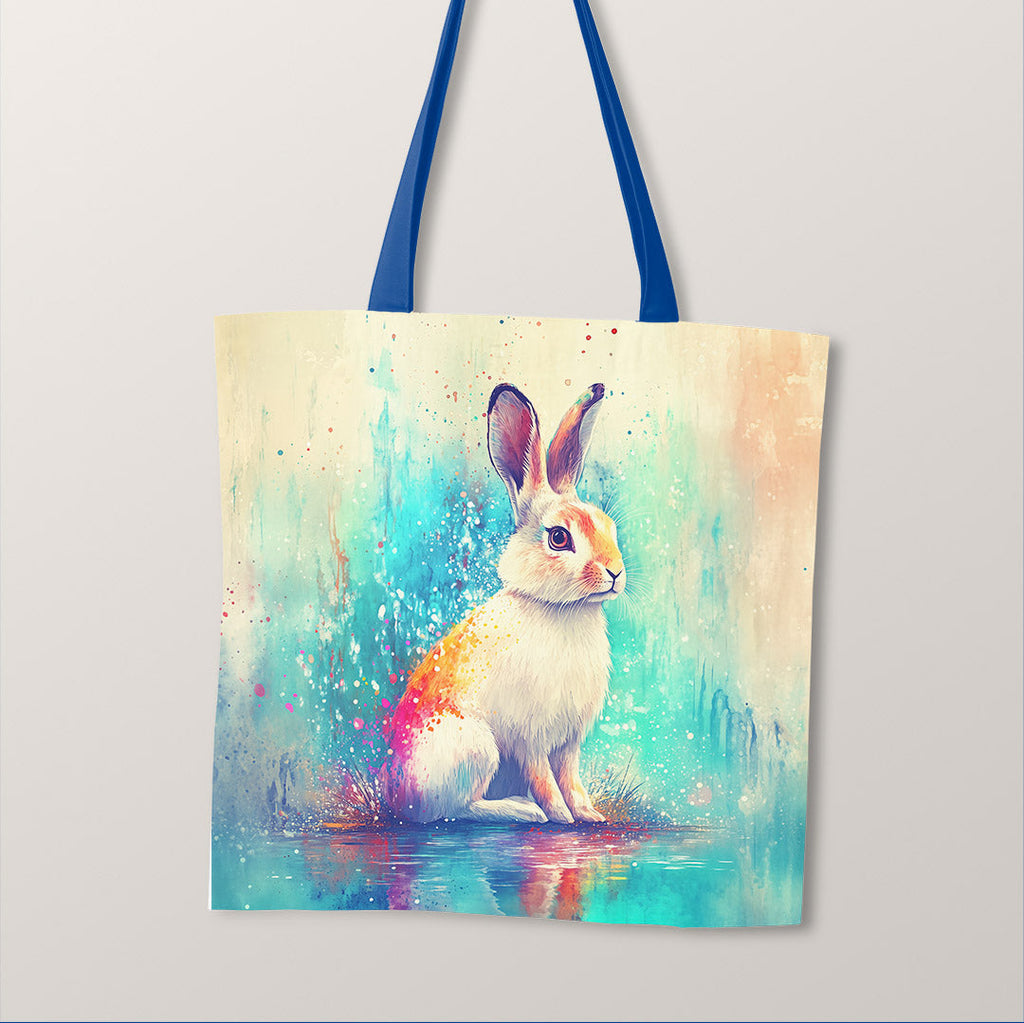 TOTE Watercolour Hare Fabric Bag Panel TP-626