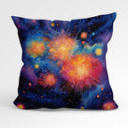 CUSHION Fabric Panel Galaxy Fireworks CP-63