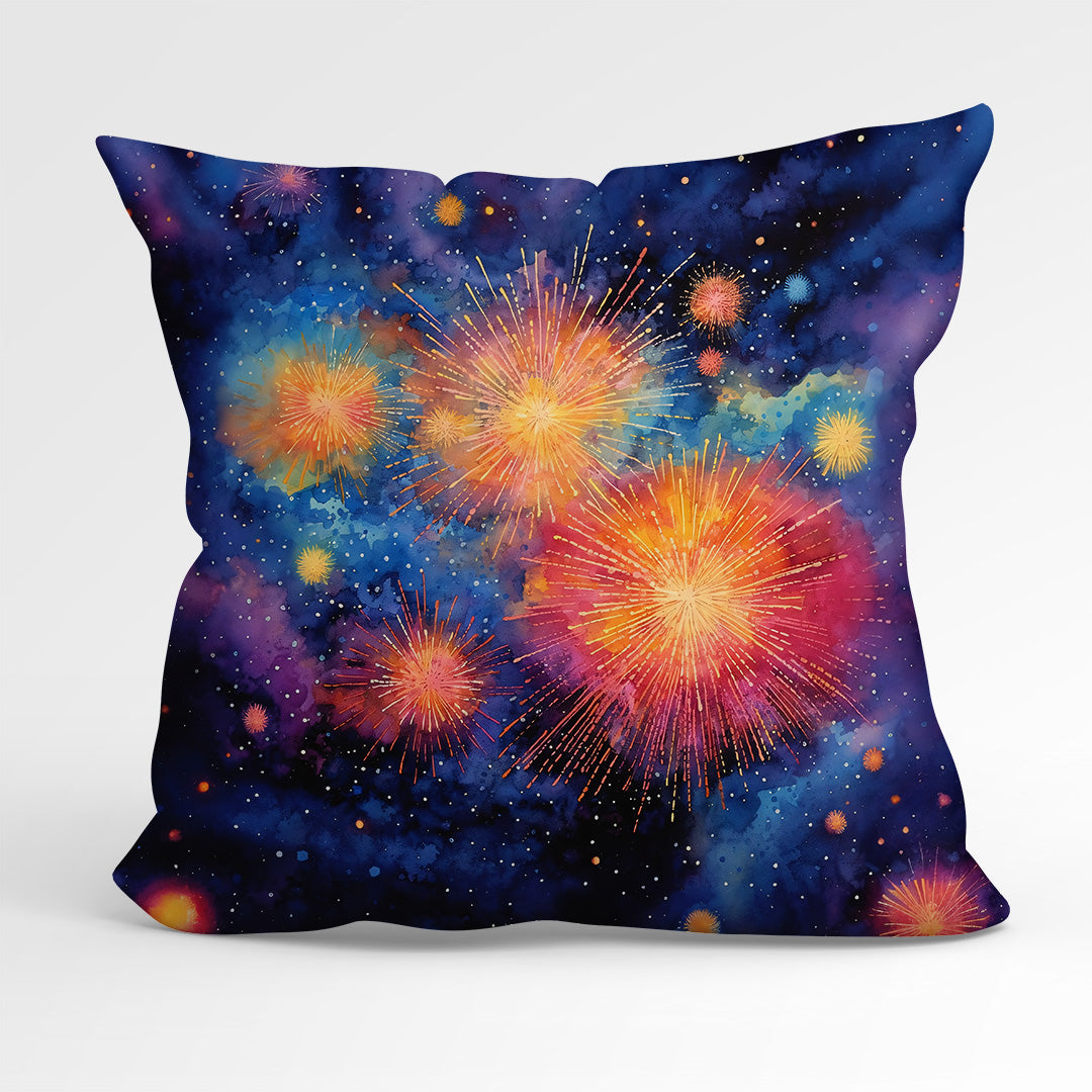 CUSHION Fabric Panel Galaxy Fireworks CP-63
