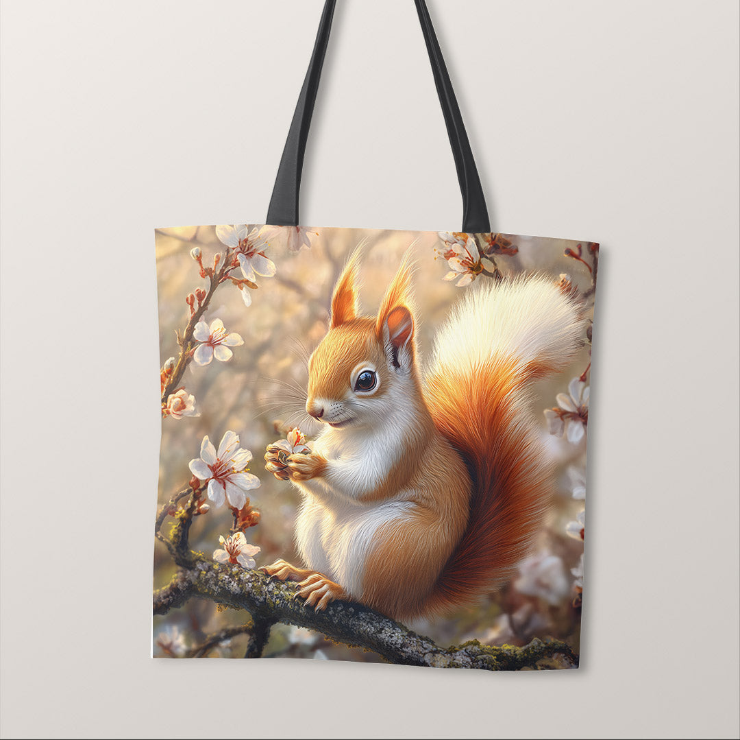 TOTE Spring Squirrel Fabric Bag Panel TP-630
