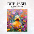 TOTE Floral Duck Fabric Bag Panel TP-634