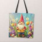 TOTE Tulip Gnome Fabric Bag Panel TP-635