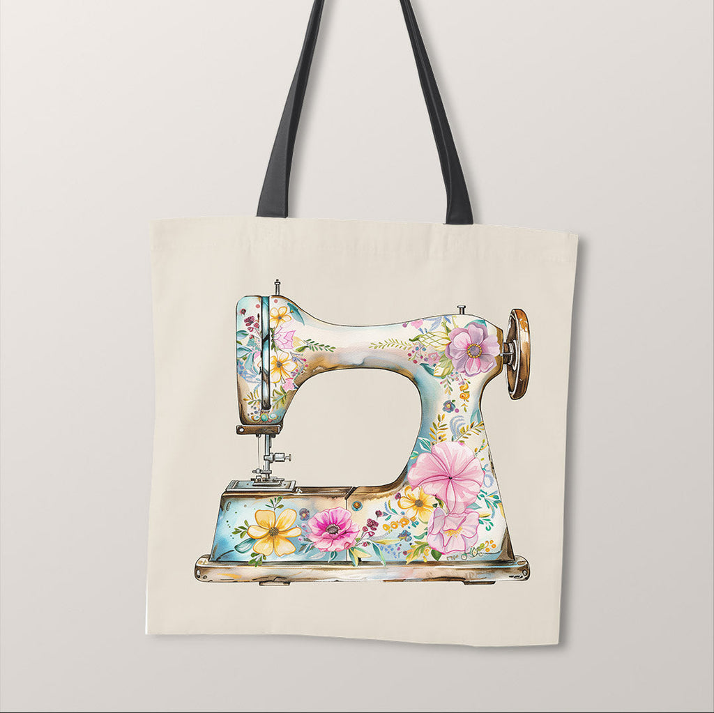 TOTE Floral Sewing Machine Fabric Bag Panel TP-636