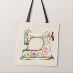 TOTE Floral Sewing Machine Fabric Bag Panel TP-636