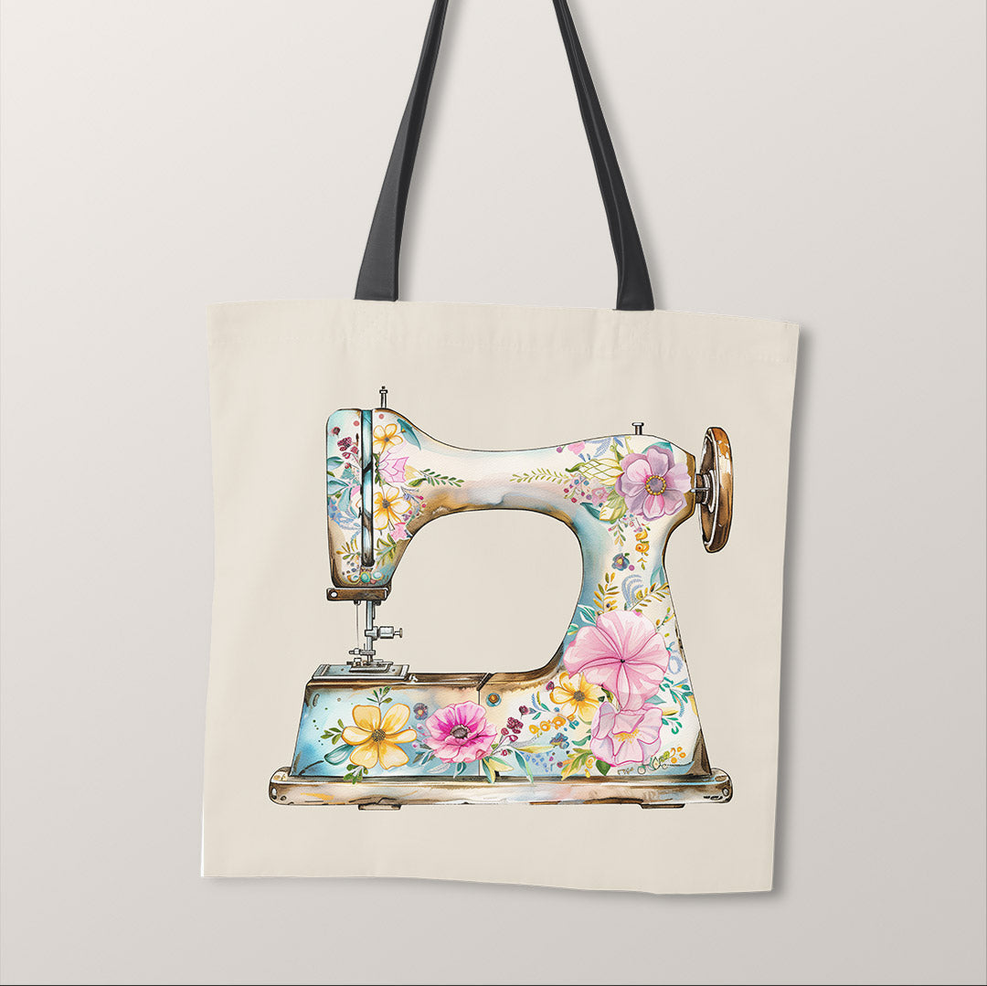 TOTE Floral Sewing Machine Fabric Bag Panel TP-636