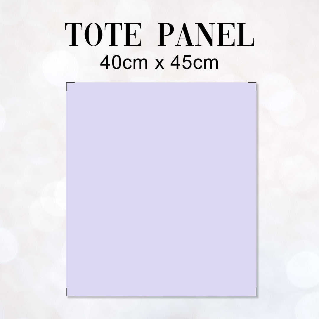 TOTE Watercolour Bluebell CO-ORD Fabric Bag Panel TP-639