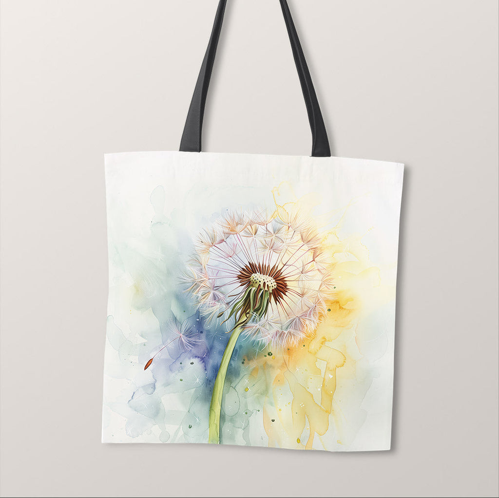 TOTE Watercolour Dandelion Fabric Bag Panel TP-645
