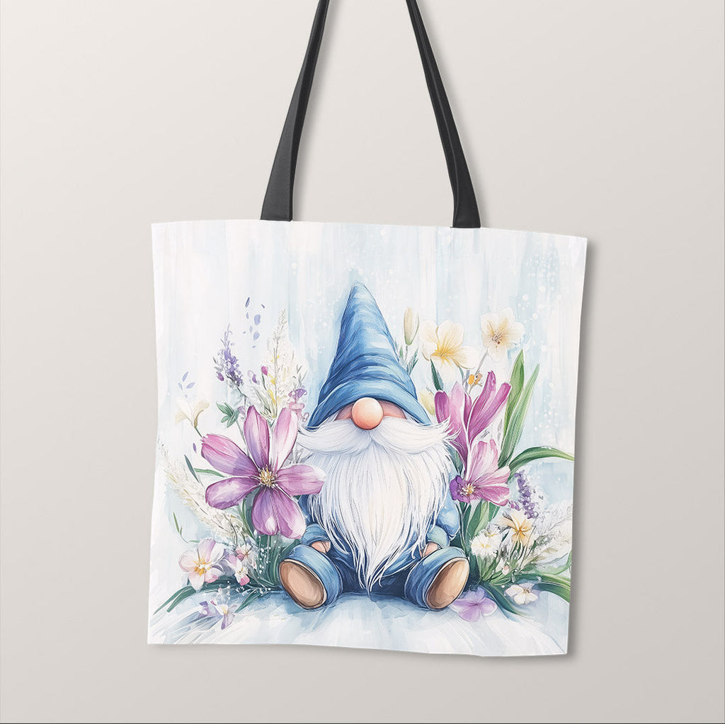 TOTE Blue Gnome Fabric Bag Panel TP-649