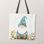 TOTE Floral Hat Gnome Fabric Bag Panel TP-650