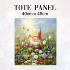 TOTE Sunshine Gnome Fabric Bag Panel TP-652