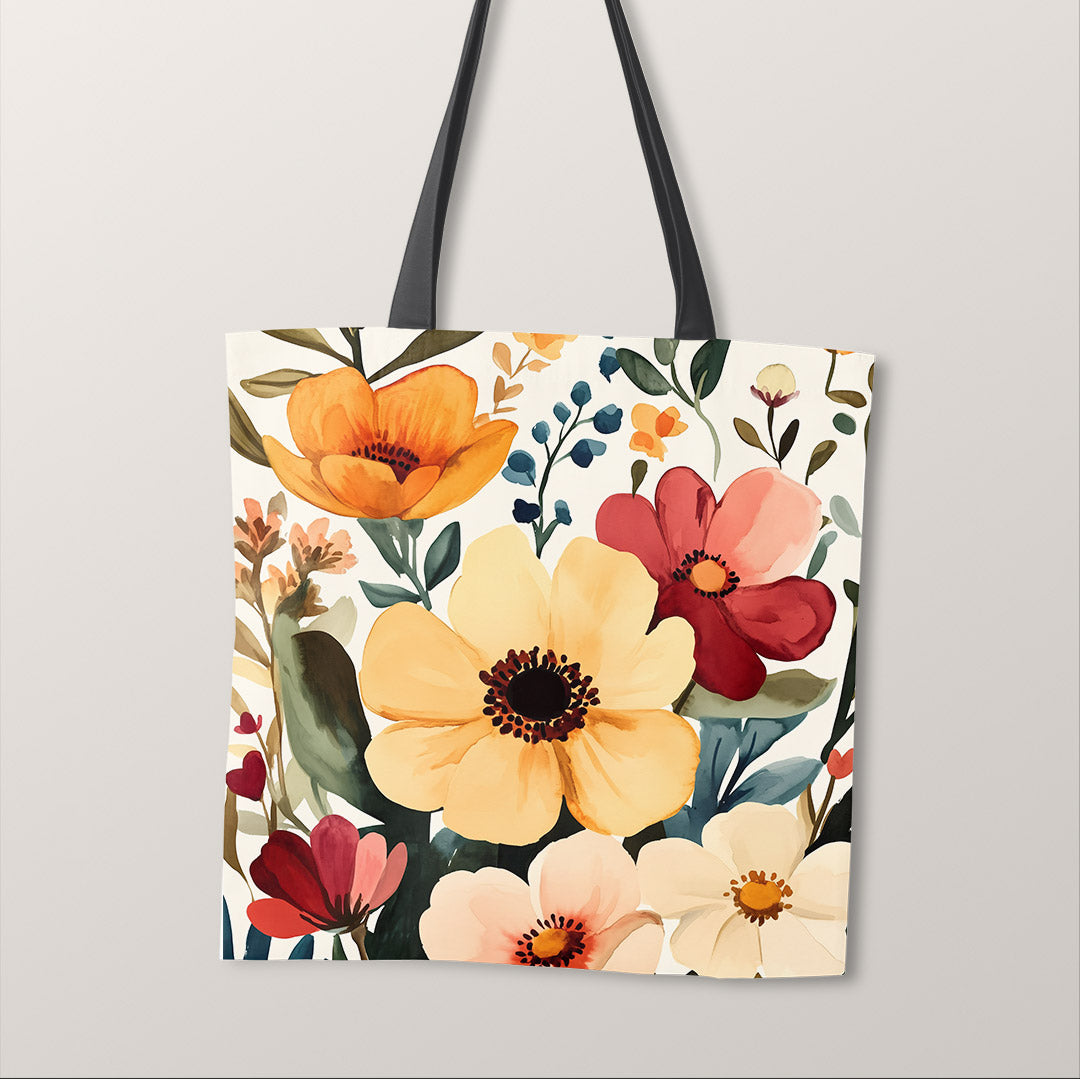 TOTE Vintage Floral Fabric Bag Panel TP-653