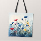 TOTE Blue Meadow Fabric Bag Panel TP-656