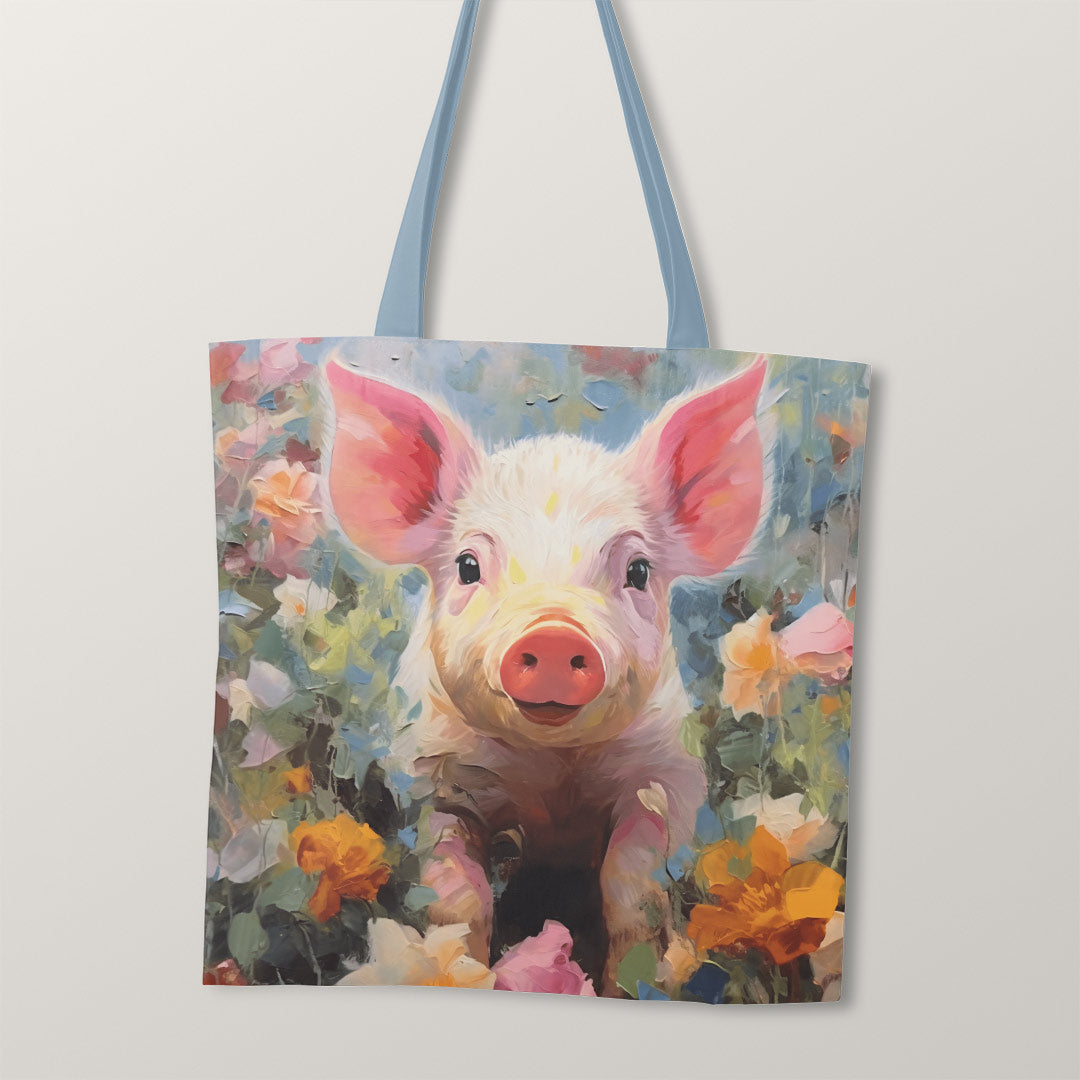 TOTE Baby Pig TP-66 Fabric Bag Panel