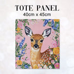 TOTE Spring Fawn Fabric Bag Panel TP-666
