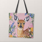 TOTE Spring Fawn Fabric Bag Panel TP-666