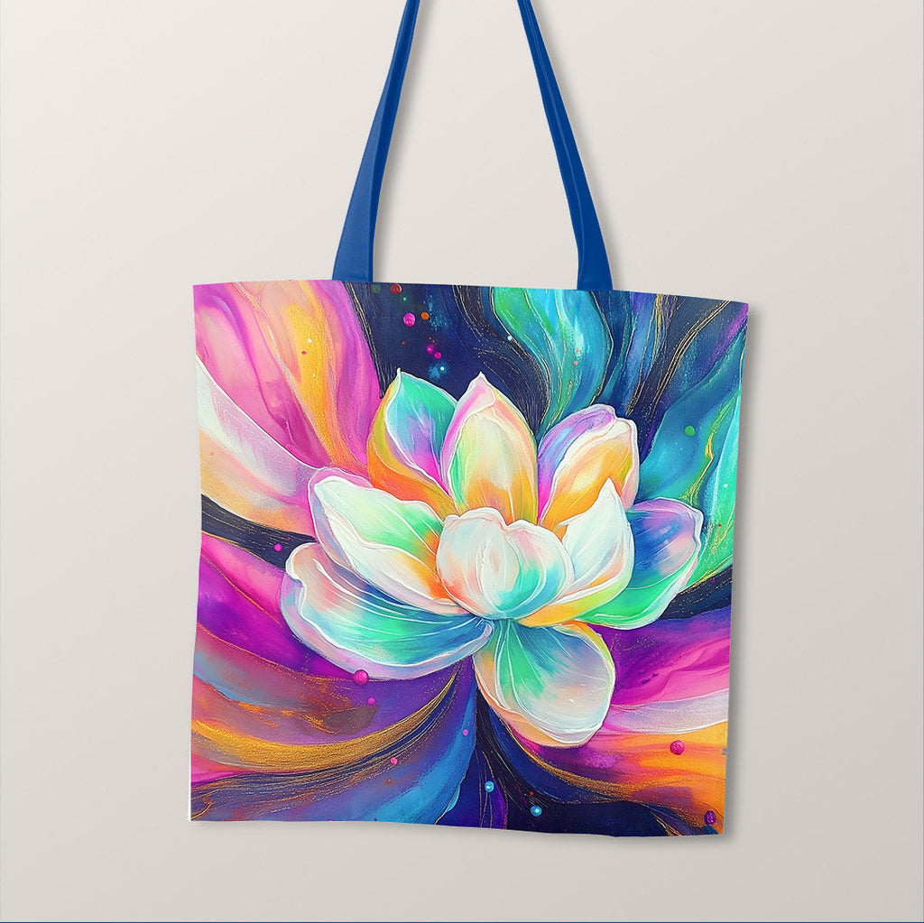 TOTE Blooming Rainbow Petals Fabric Bag Panel TP-671