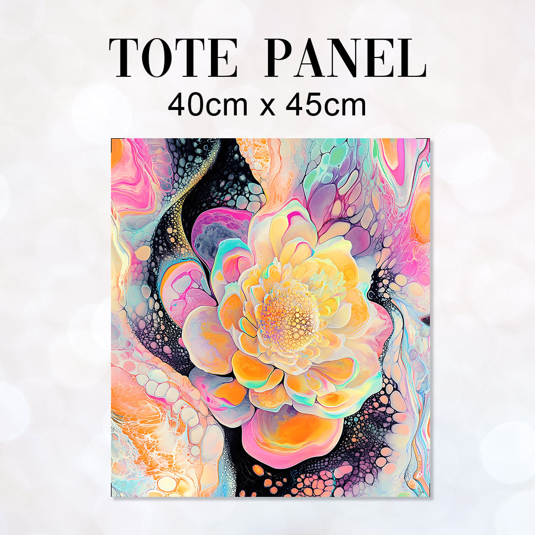 TOTE Fractal Bloom Fabric Bag Panel TP-673