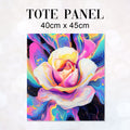 TOTE Neon Rose Fabric Bag Panel TP-679