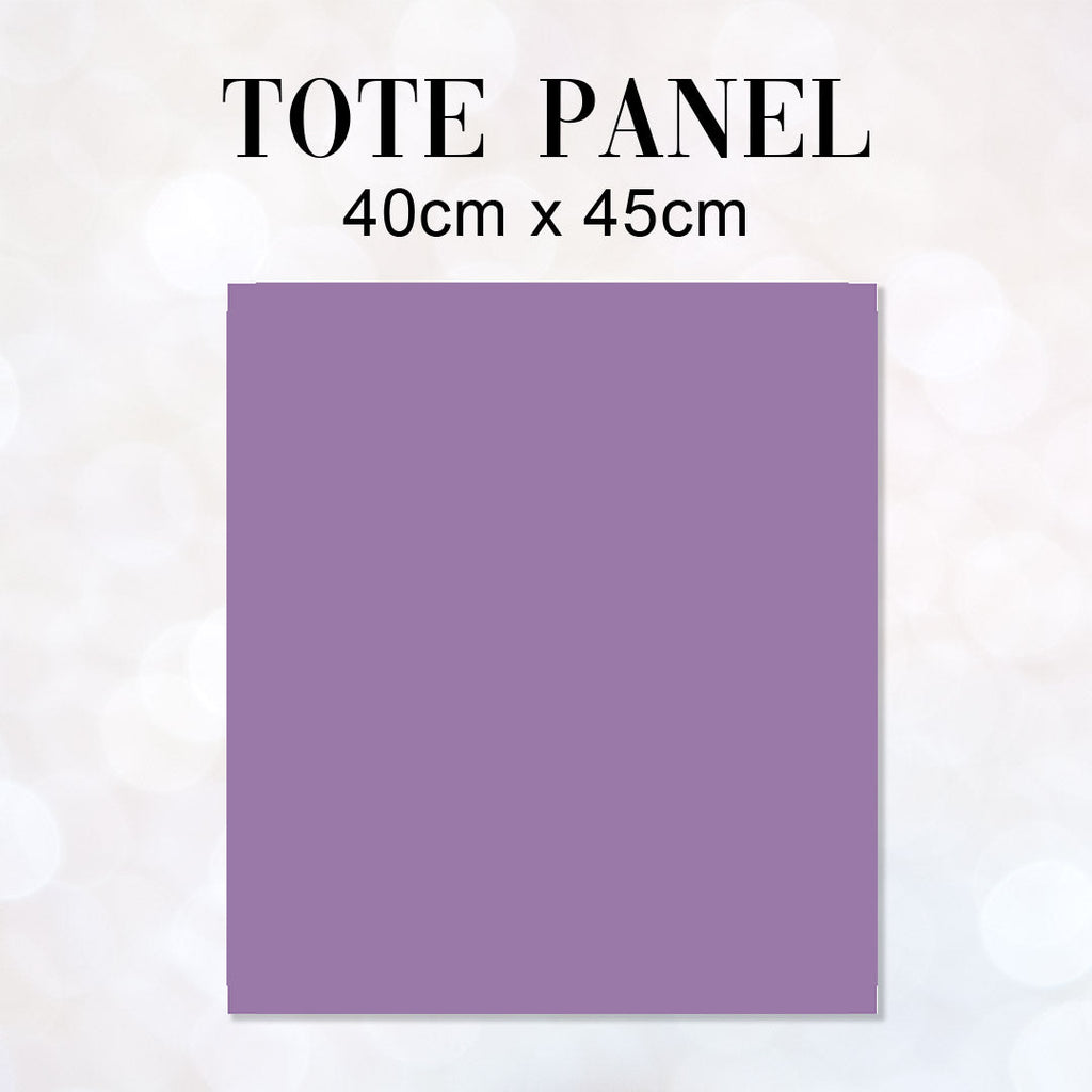 TOTE CO-ORD Lavender Black Spaniel Fabric Bag Panel TP-684
