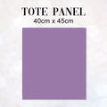 TOTE CO-ORD Lavender Black Spaniel Fabric Bag Panel TP-684