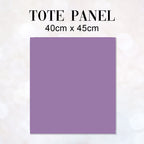 TOTE CO-ORD Lavender Black Spaniel Fabric Bag Panel TP-684