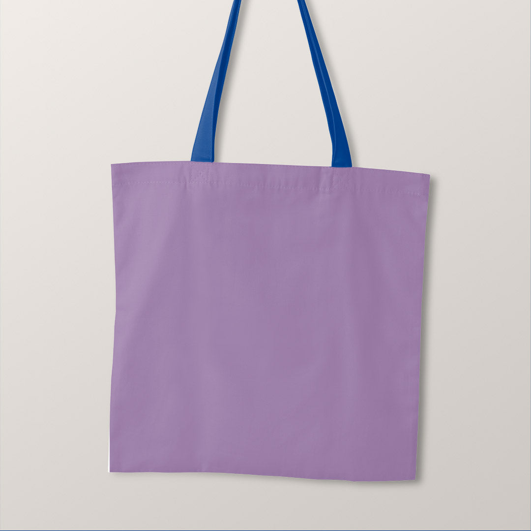 TOTE CO-ORD Lavender Black Spaniel Fabric Bag Panel TP-684