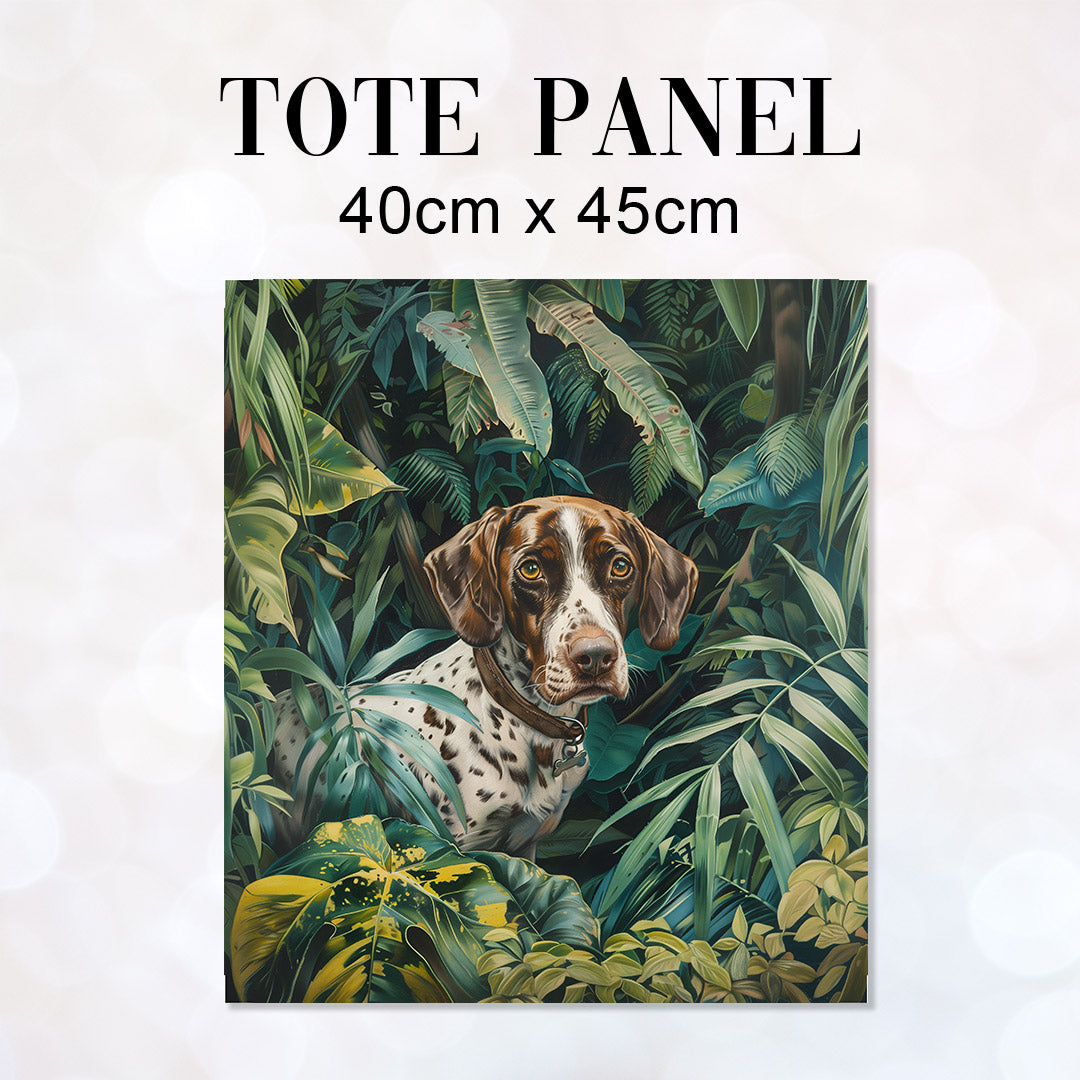 TOTE German Shorthaired Pointer Fabric Bag Panel TP-696