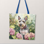 TOTE Garden Schnauzer Fabric Bag Panel TP-699