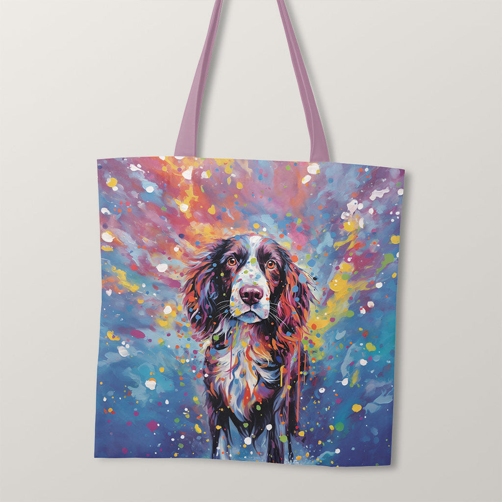 TOTE Spaniel Splashes TP-7 Fabric Bag Panel