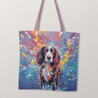 TOTE Spaniel Splashes TP-7 Fabric Bag Panel
