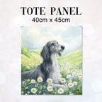 TOTE Scottish Deerhound Fabric Bag Panel TP-700