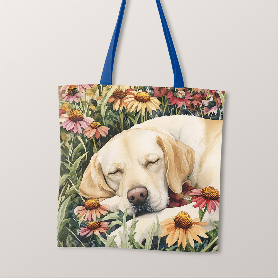 TOTE Sleeping Labrador Fabric Bag Panel TP-702