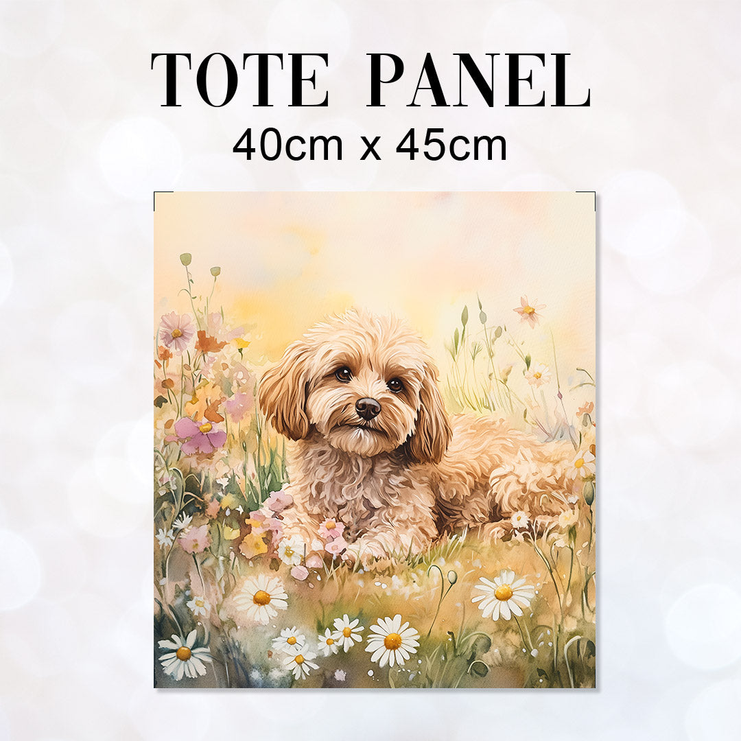 TOTE Cavapoo Fabric Bag Panel TP-714