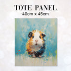 TOTE Guinea Pig Blue TP-72 Fabric Bag Panel
