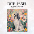 TOTE Afghan Hound Fabric Bag Panel TP-721