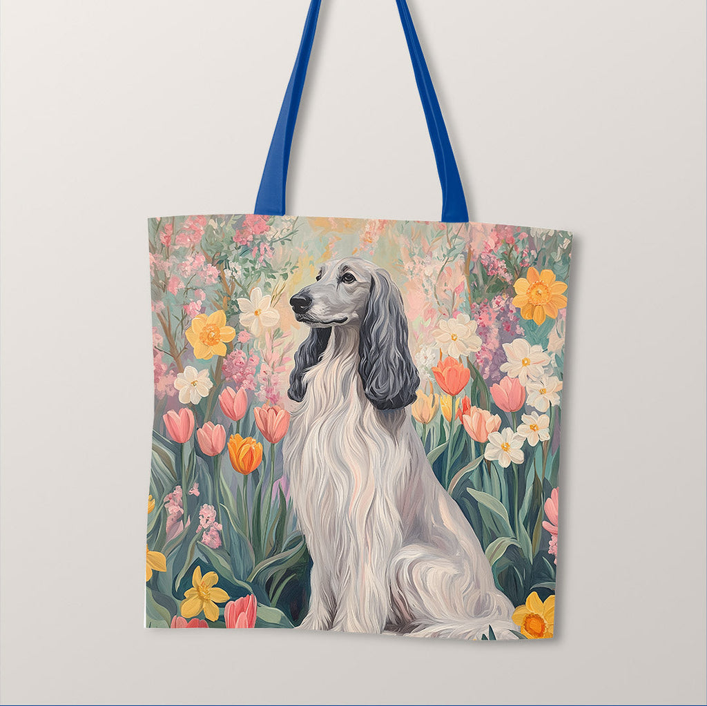 TOTE Afghan Hound Fabric Bag Panel TP-721